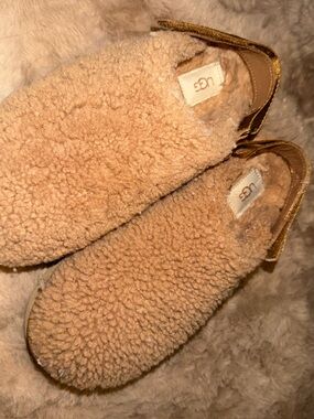 UGG Women's Chestnut Plush Shearling Slip-On Clog